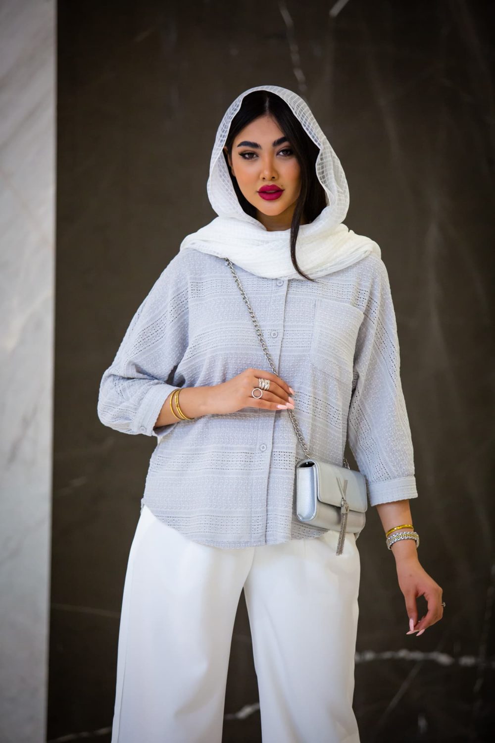 مراکشی پیراهنی تک جیب
