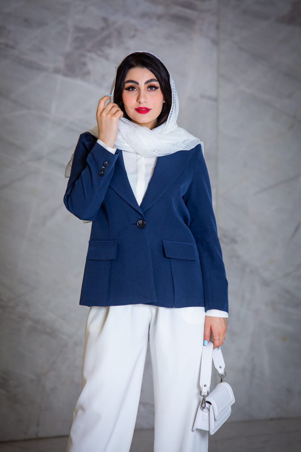 مانتو مازراتی ملانژ دکوب چاکدار