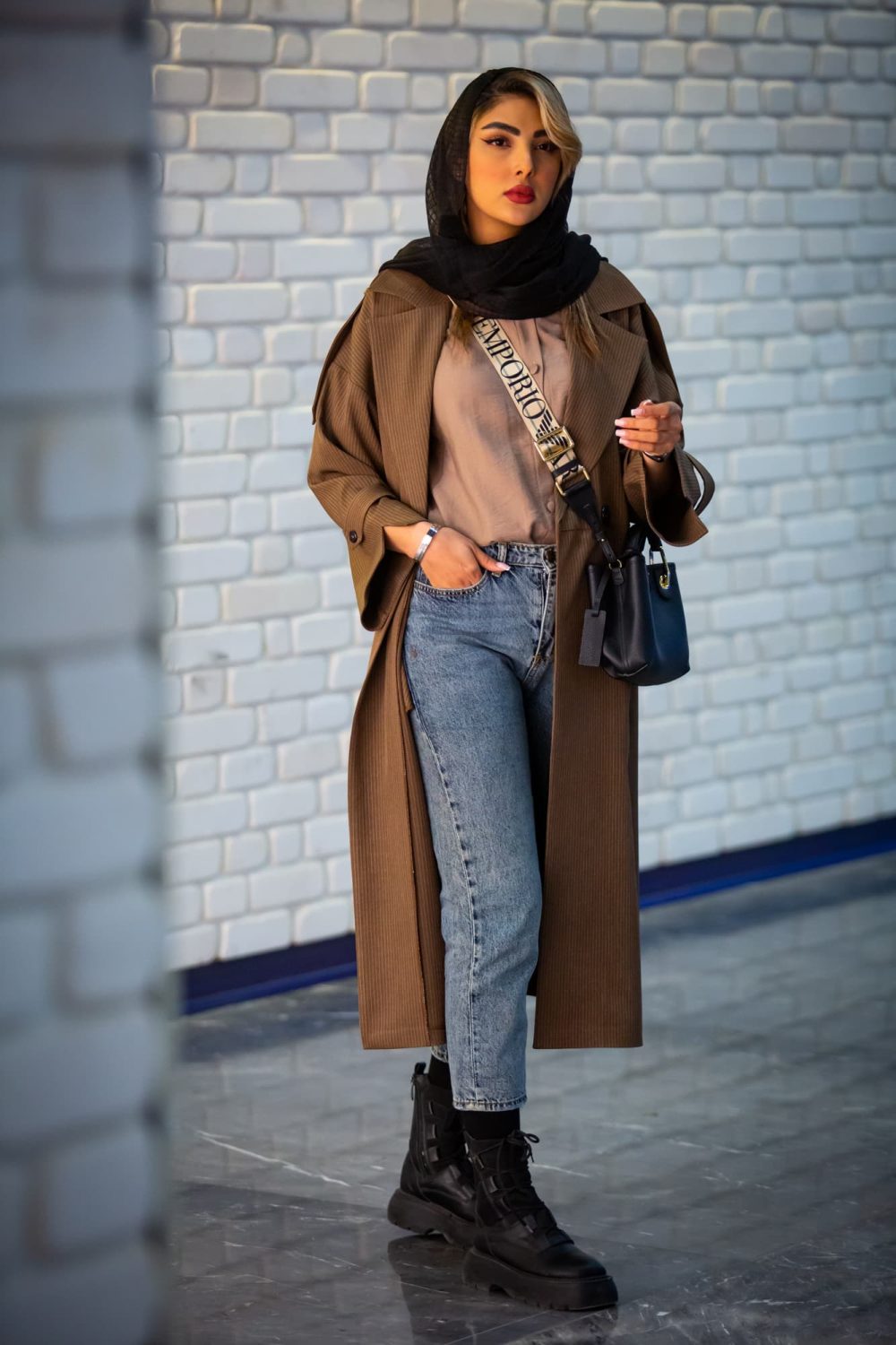 مانتو شومیز یقه چین ماهلین