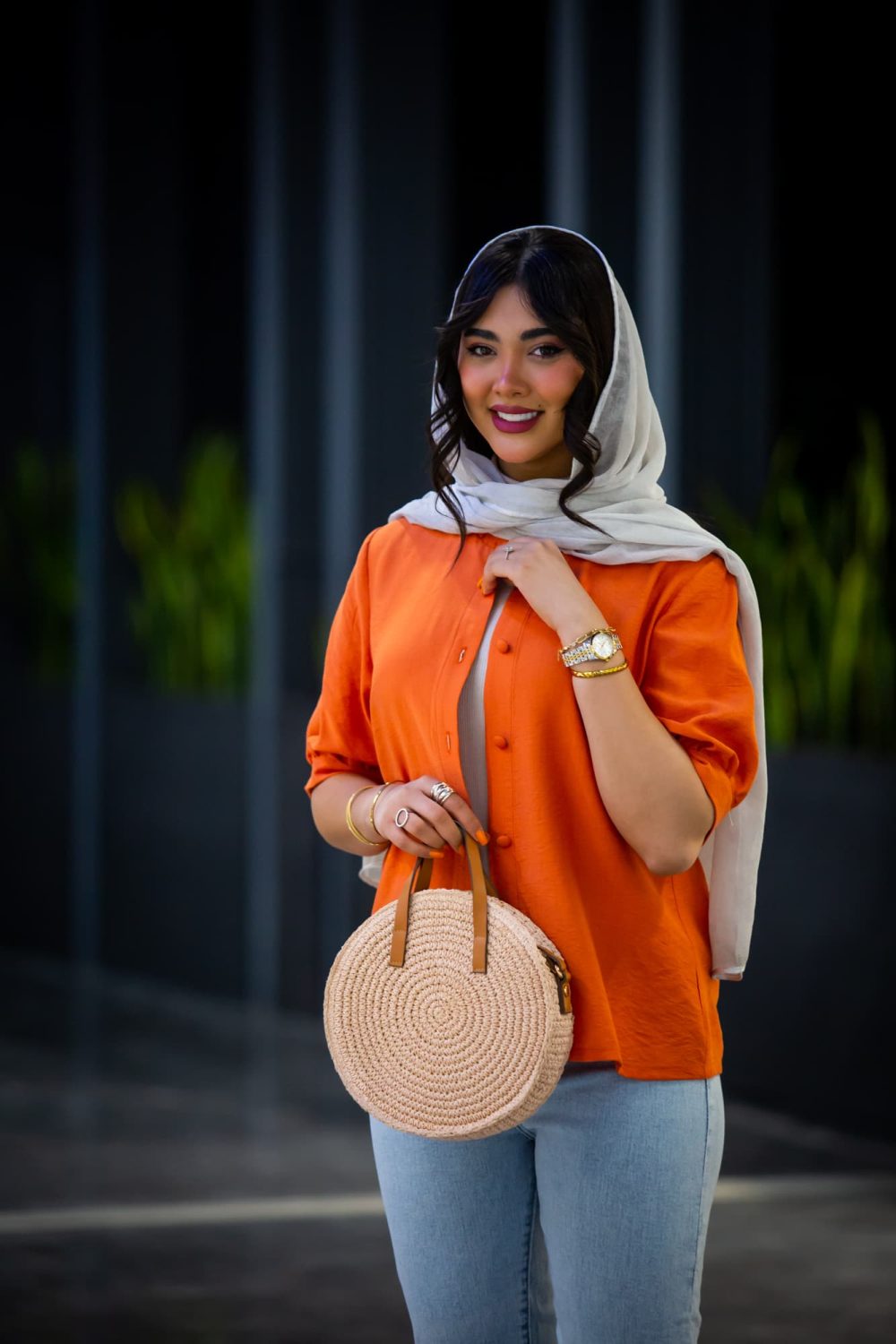 مانتو شومیز یقه چین ماهلین