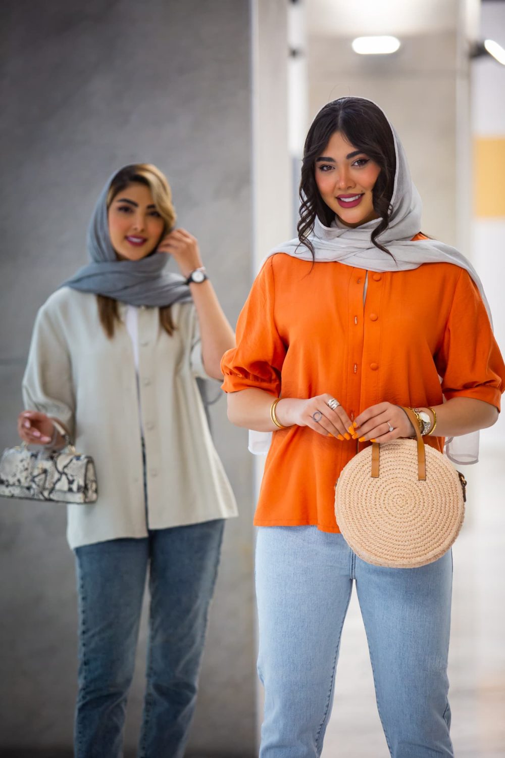 مانتو شومیز یقه چین ماهلین