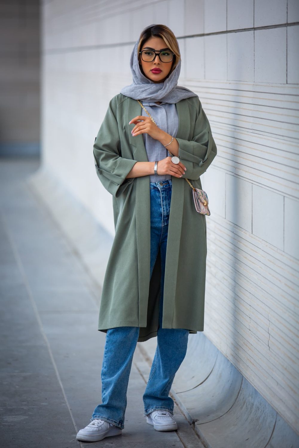 مانتو مازراتی ملانژ یقه دالی
