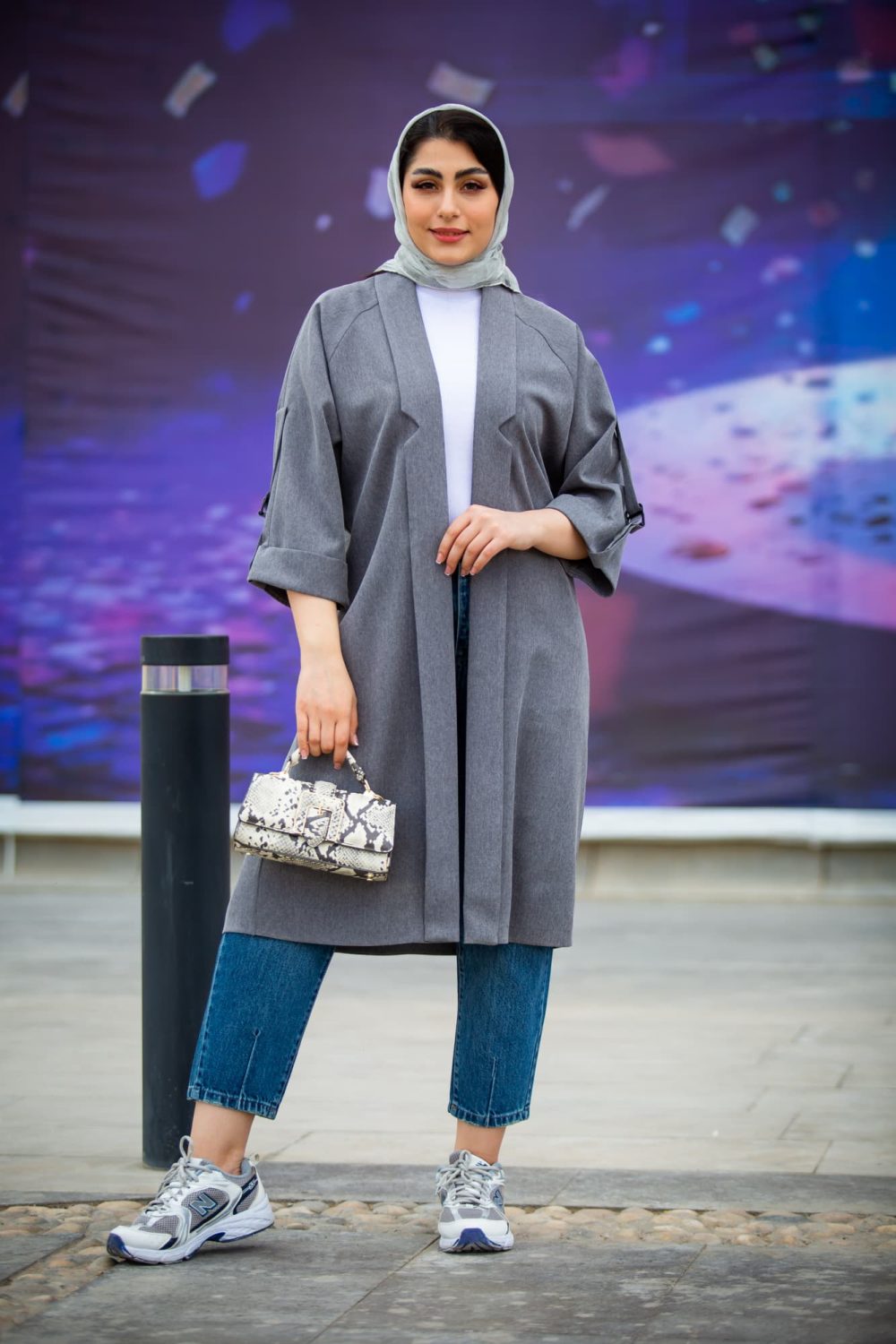 مانتو مازراتی ملانژ یقه دالی