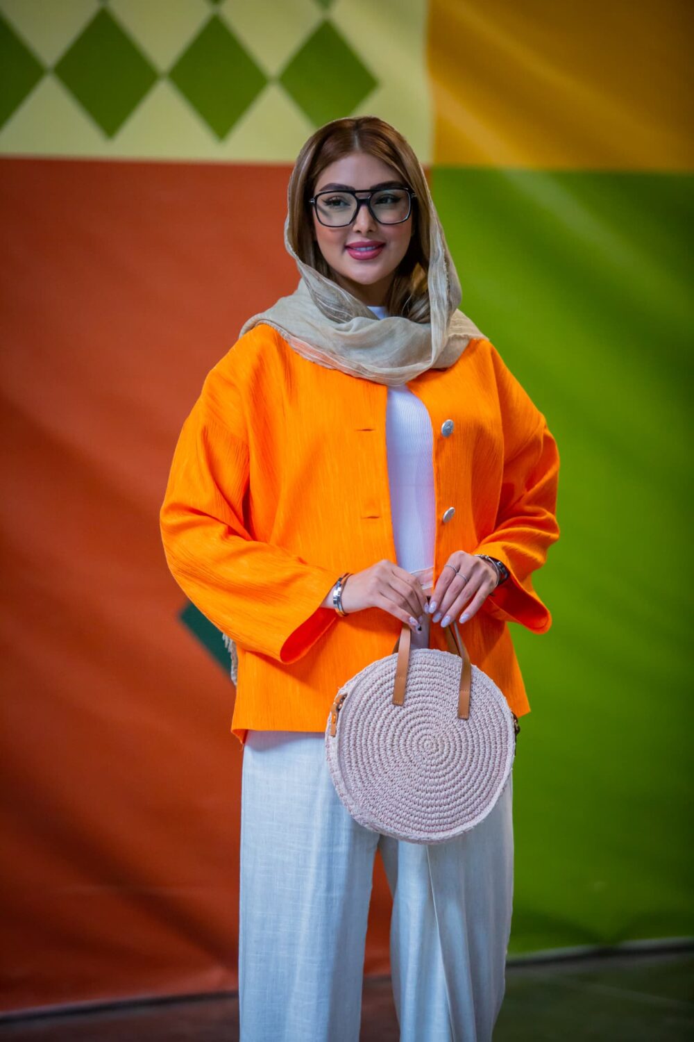 مانتو کتان لمه خطی 4 دکمه