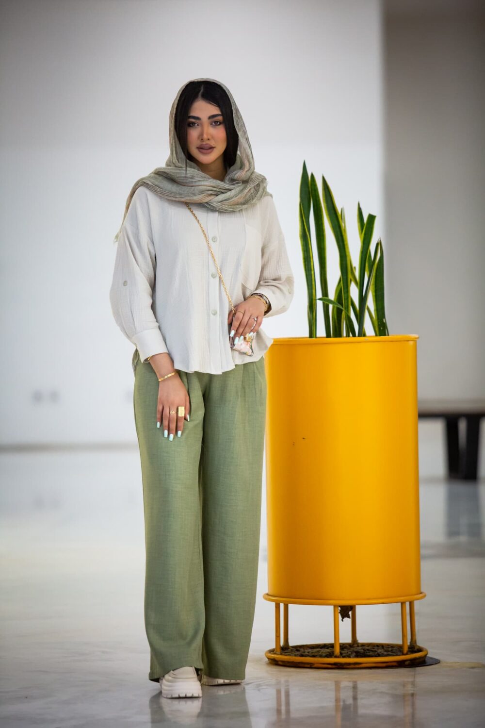 مانتو لنین پنبه پیراهنی