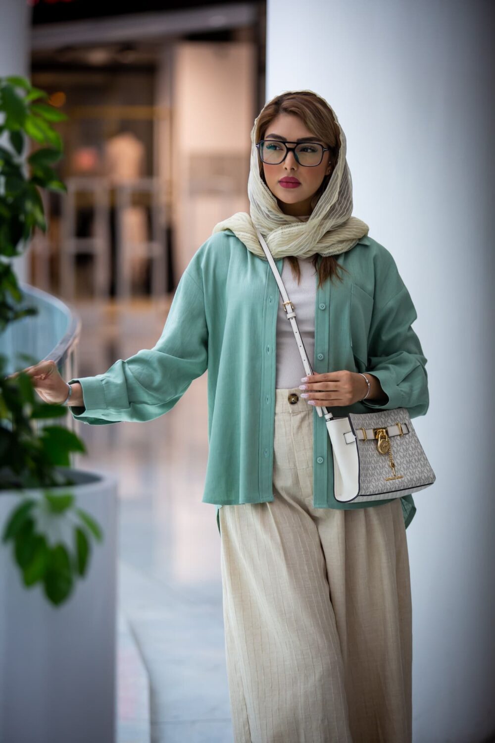 مانتو لنین رایون پیراهنی پرتو
