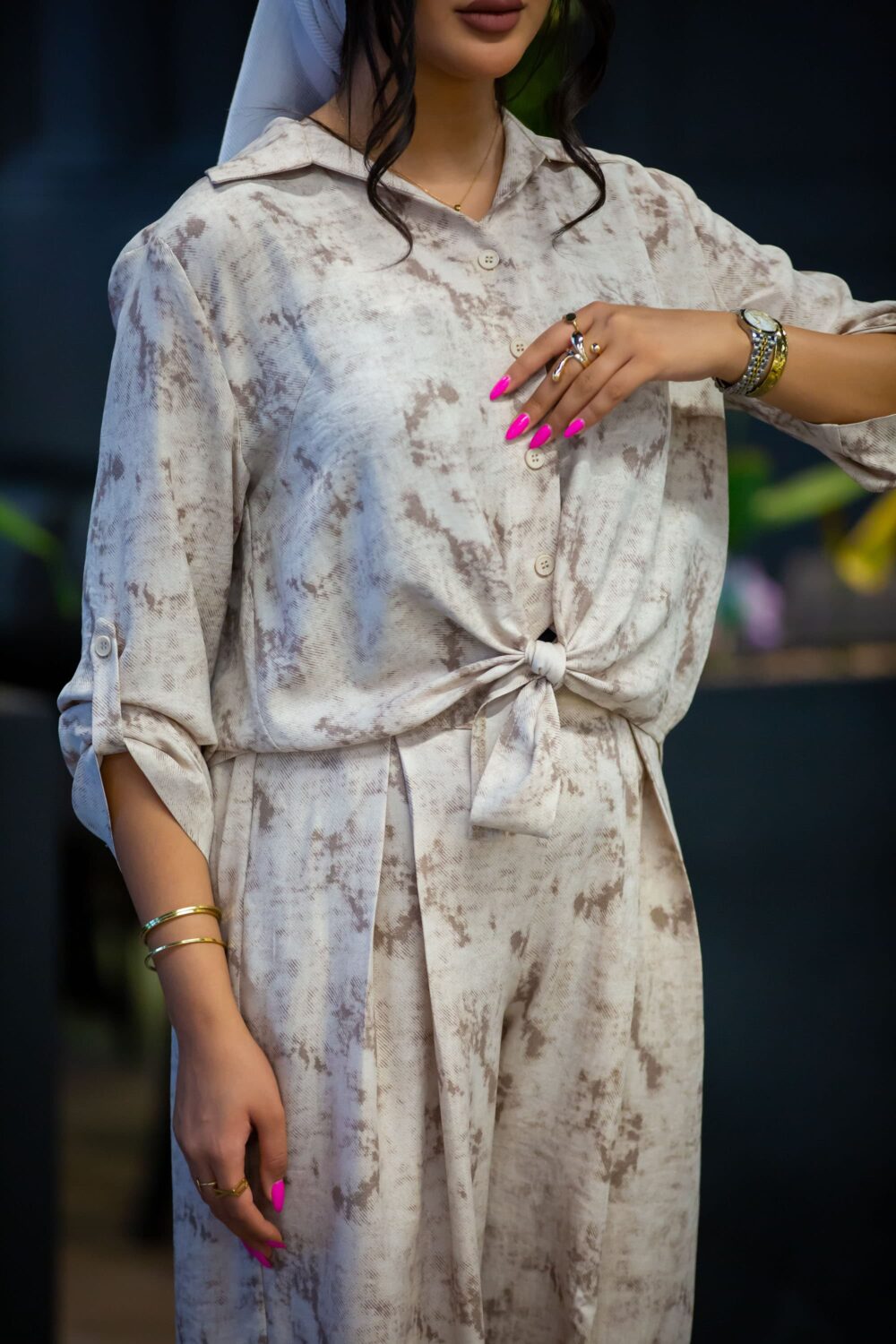 شومیز گره ای ولگا