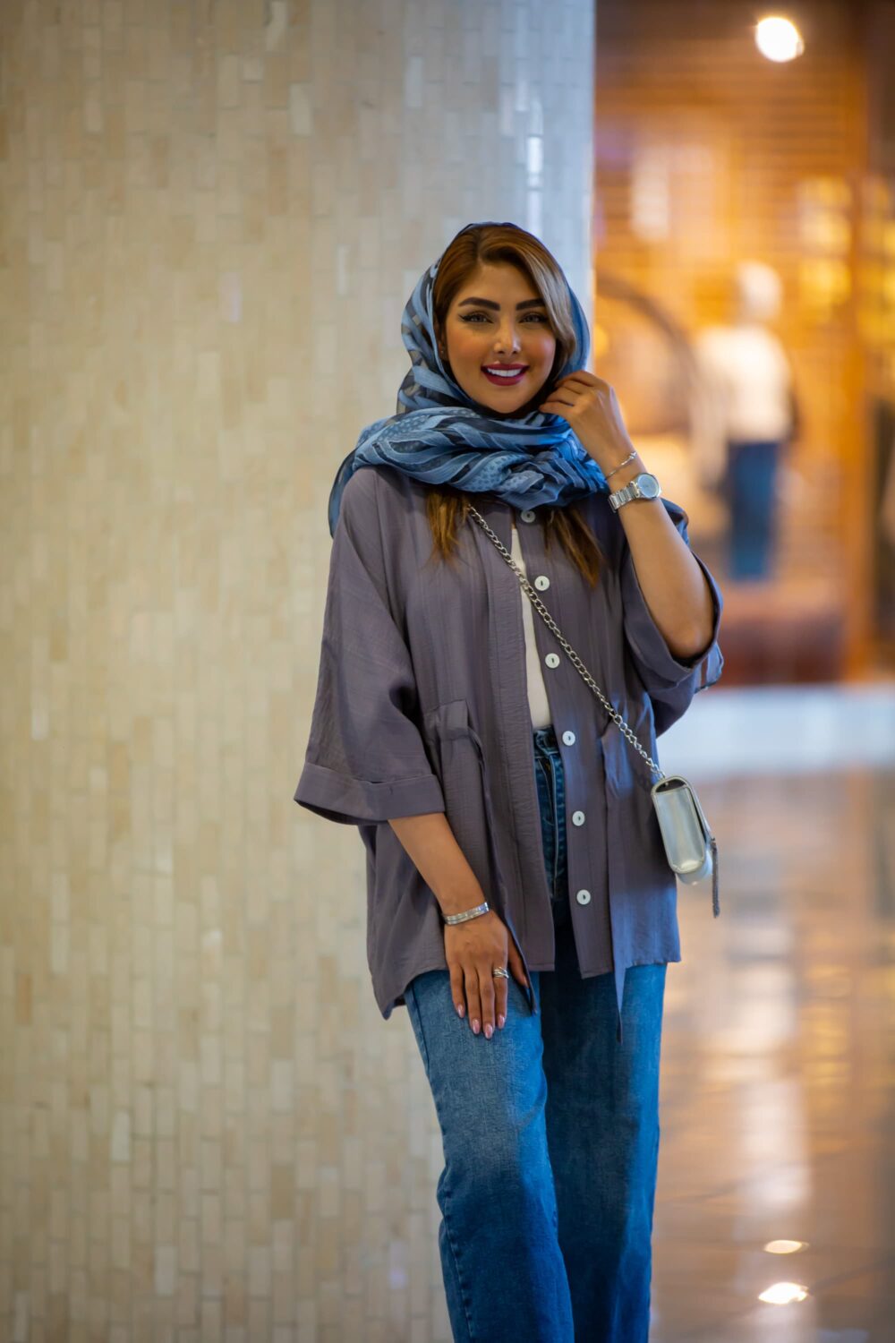 مانتو بابوس پیراهنی کمر گت