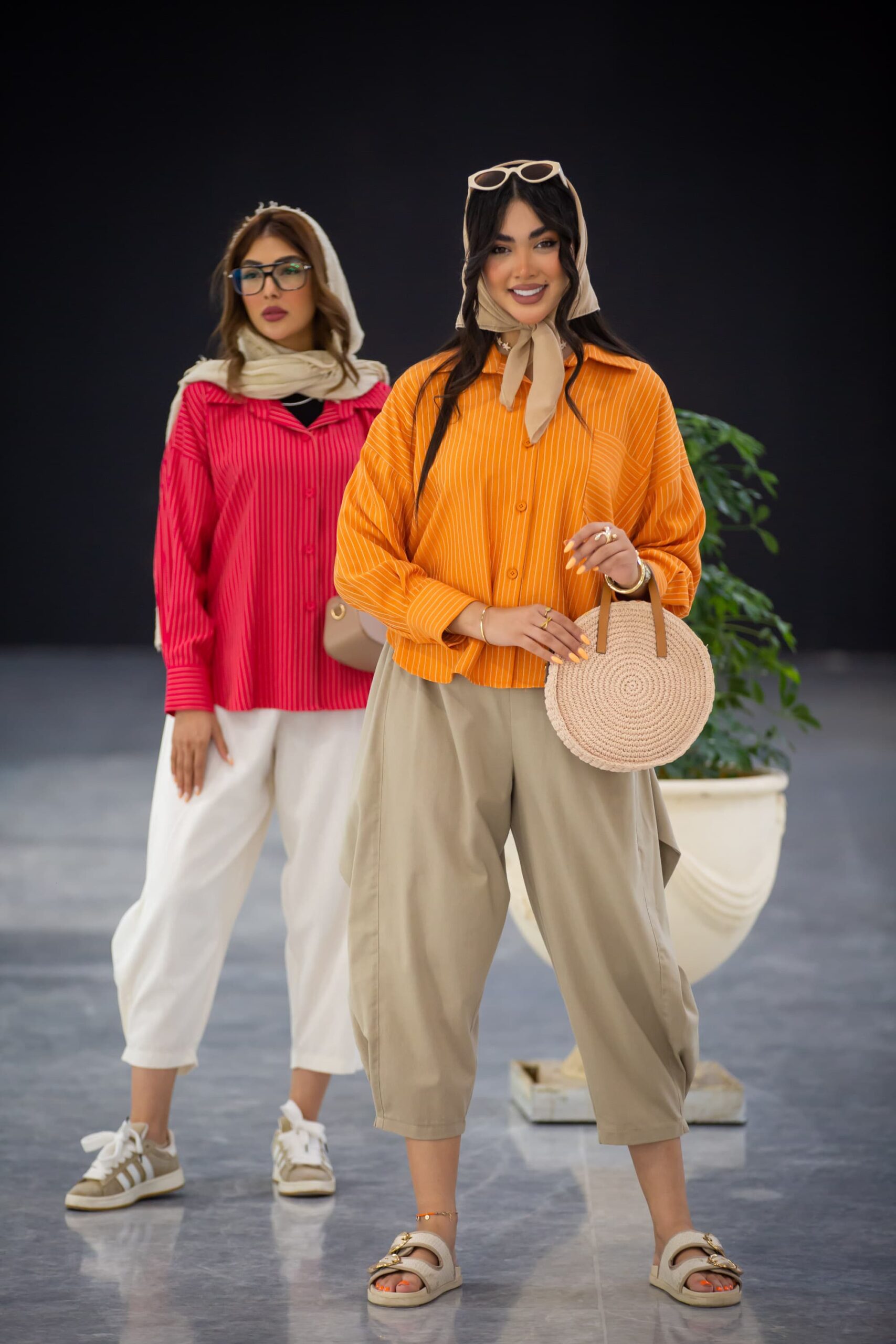 مانتو خطی ژاکارد پری