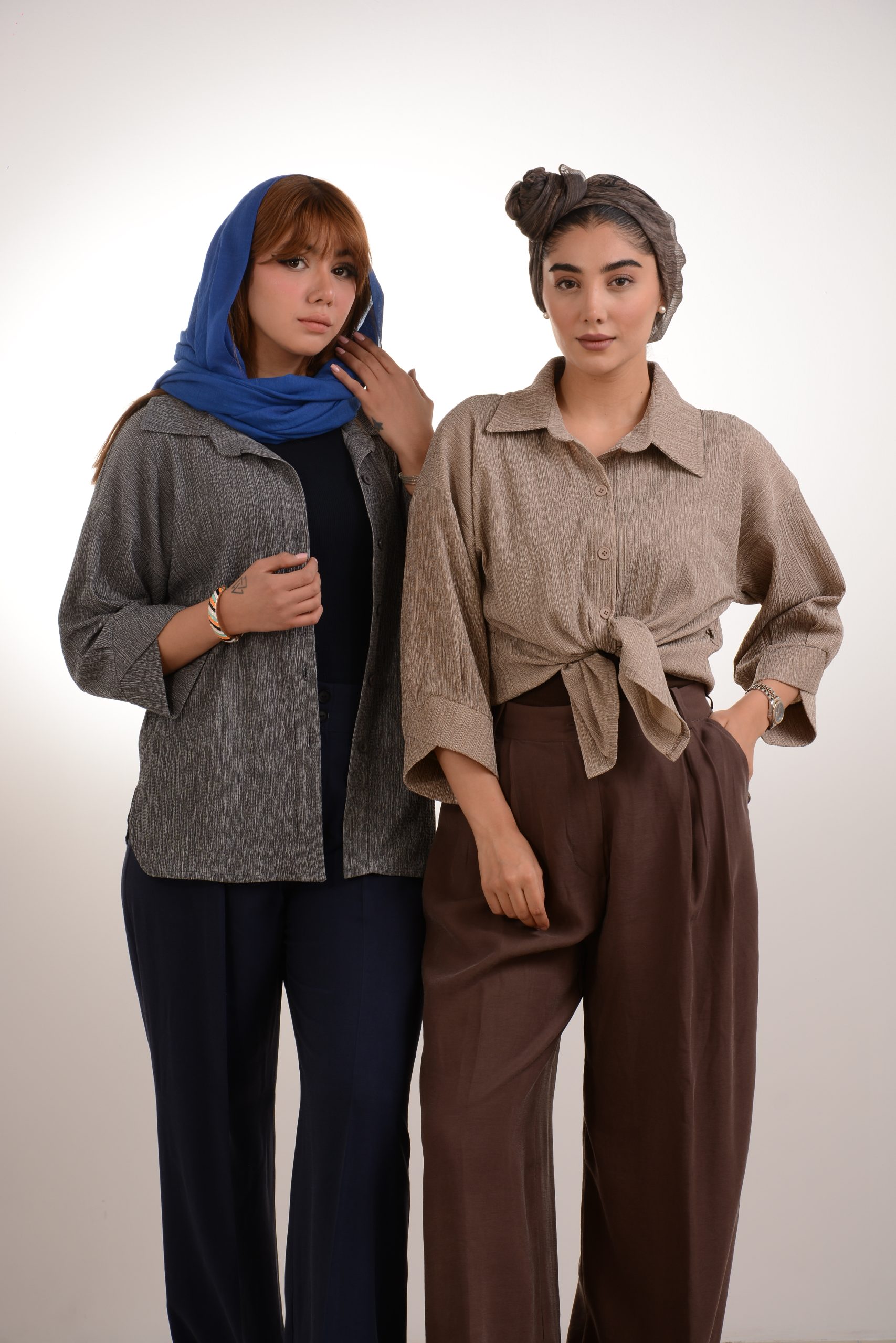 شومیز لونا کمربند چرم