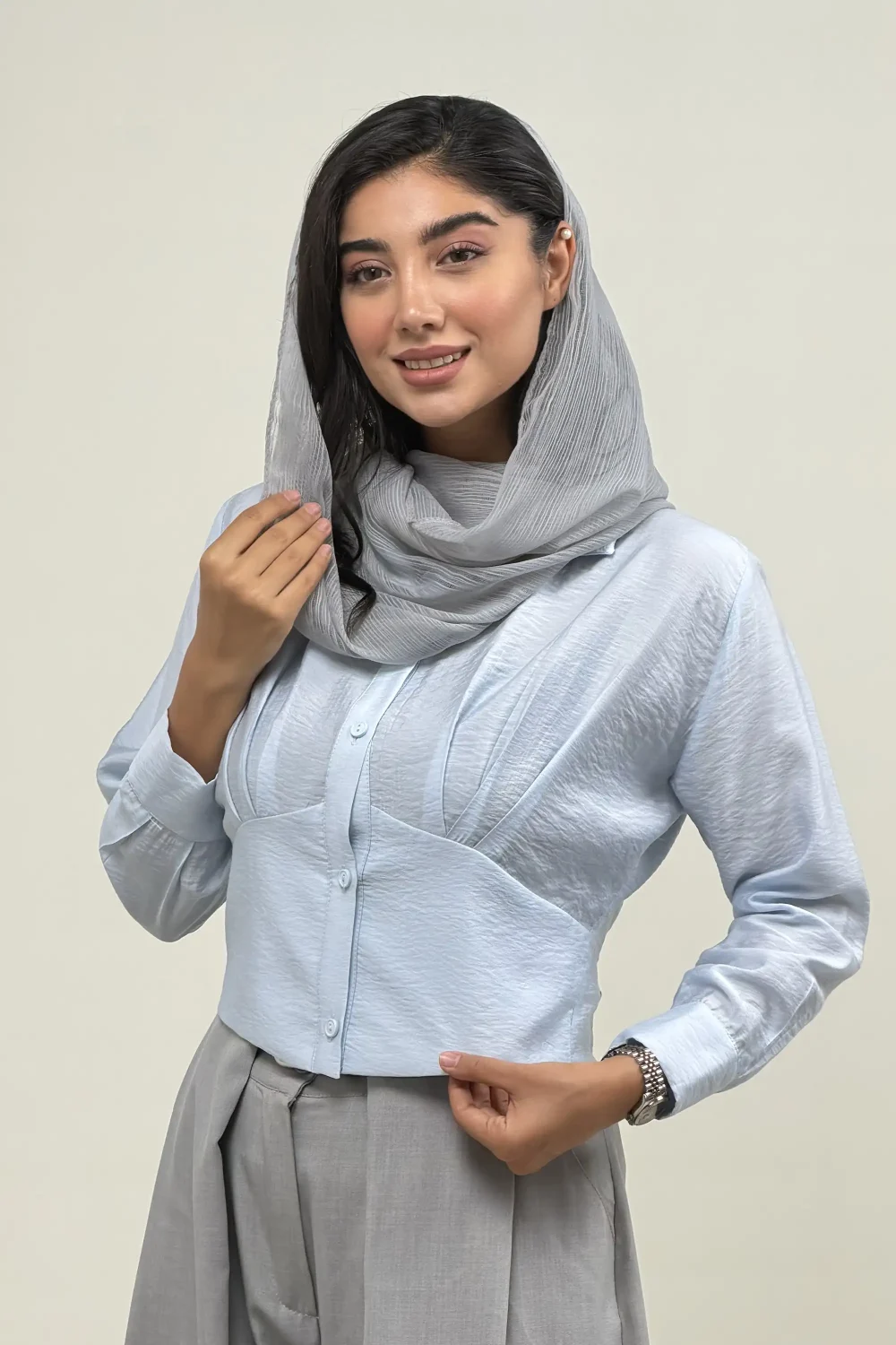 شومیز پشت بندی